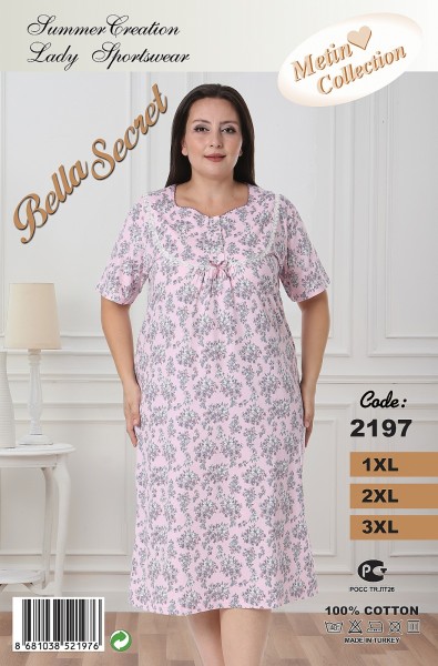 Metin 2197 ночная рубашка 1XL, 2XL