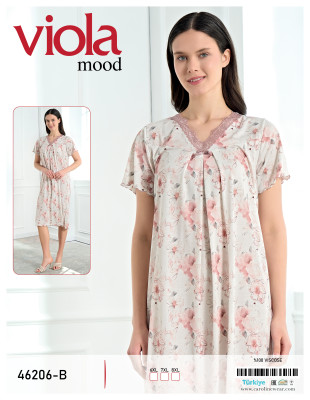 Viola 46206-B ночная рубашка 6XL, 7XL, 8XL