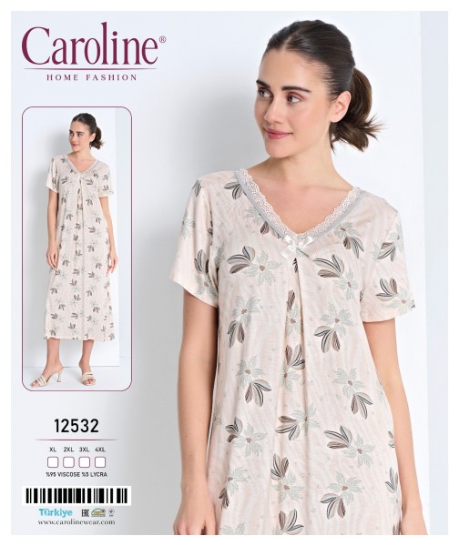 Caroline 12532 ночная рубашка XL, 2XL, 3XL, 4XL